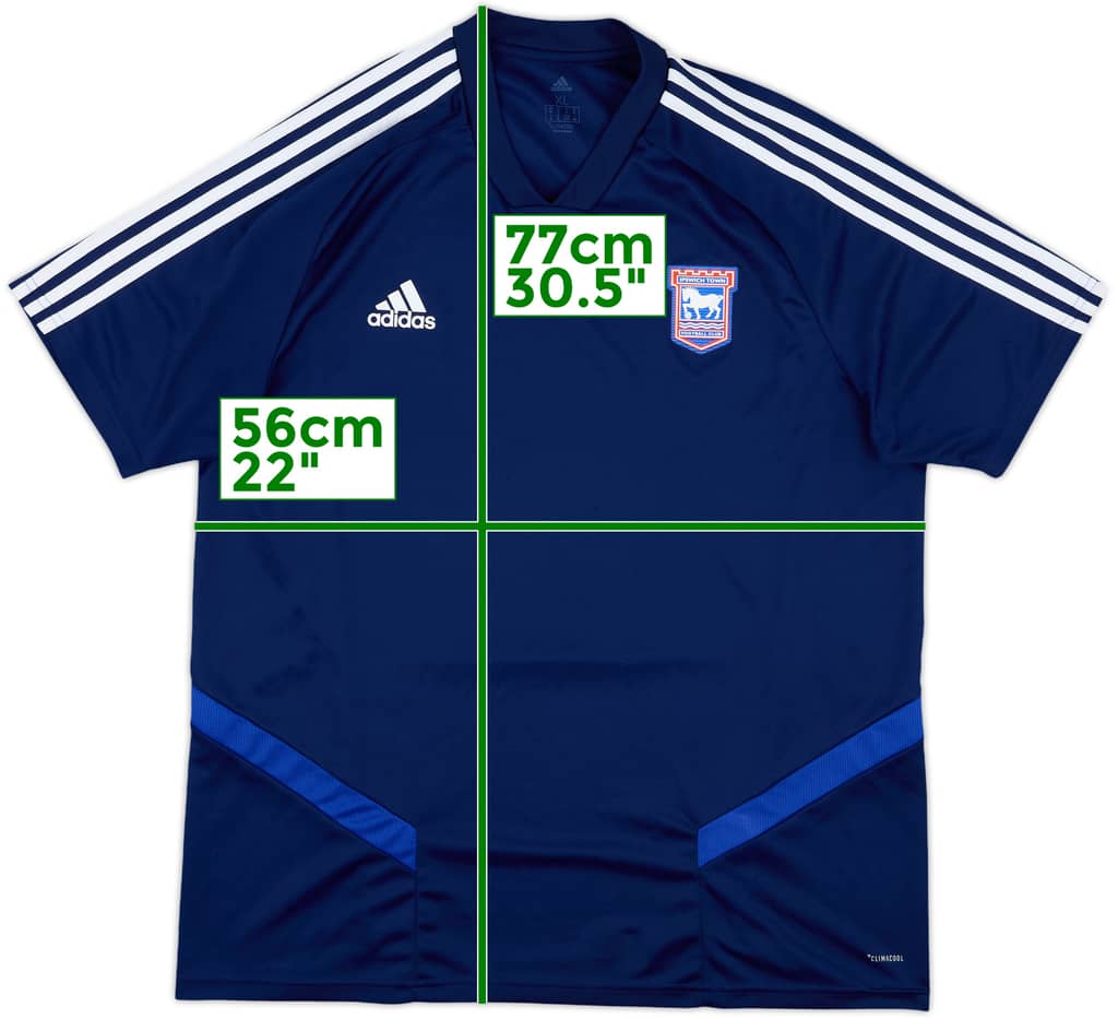 2019-20 Ipswich adidas Training Shirt - 9/10 - (XL)
