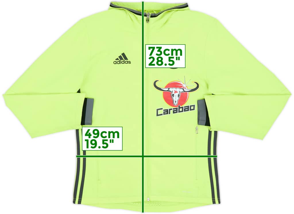 2016-17 Chelsea adidas Hooded Track Jacket - 8/10 - (S)
