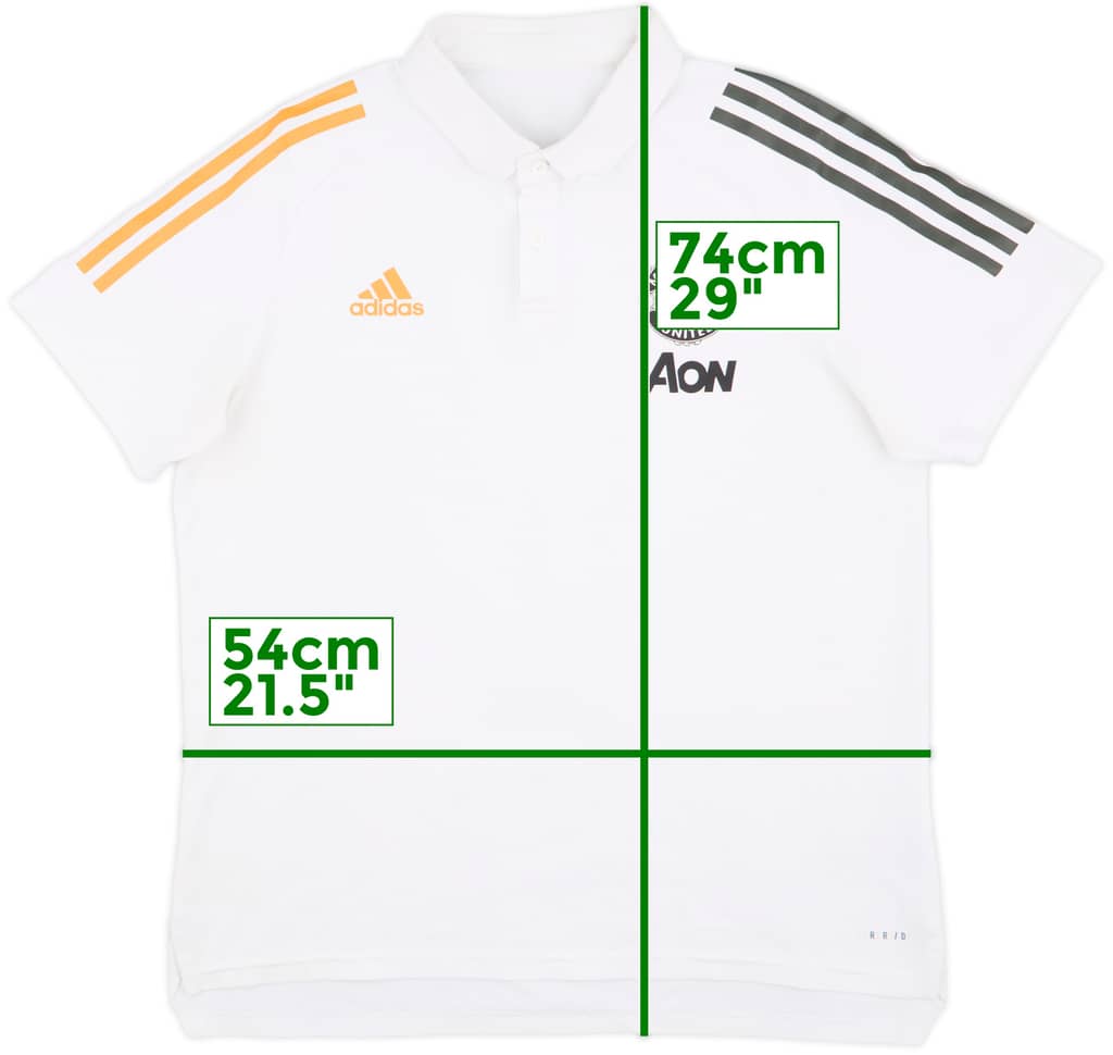 2020-21 Manchester United adidas Polo Shirt - 8/10 - (L)