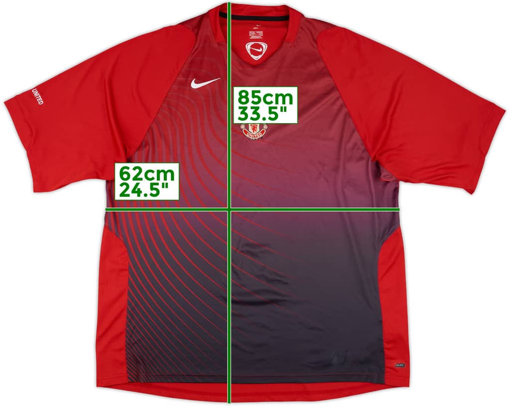 2006-07 Manchester United Nike Training Shirt - 10/10 - (XXL)