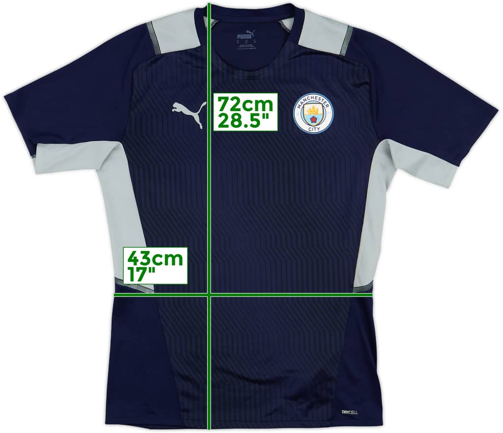 2021-22 Manchester City Puma Training Shirt - 9/10 - (M)