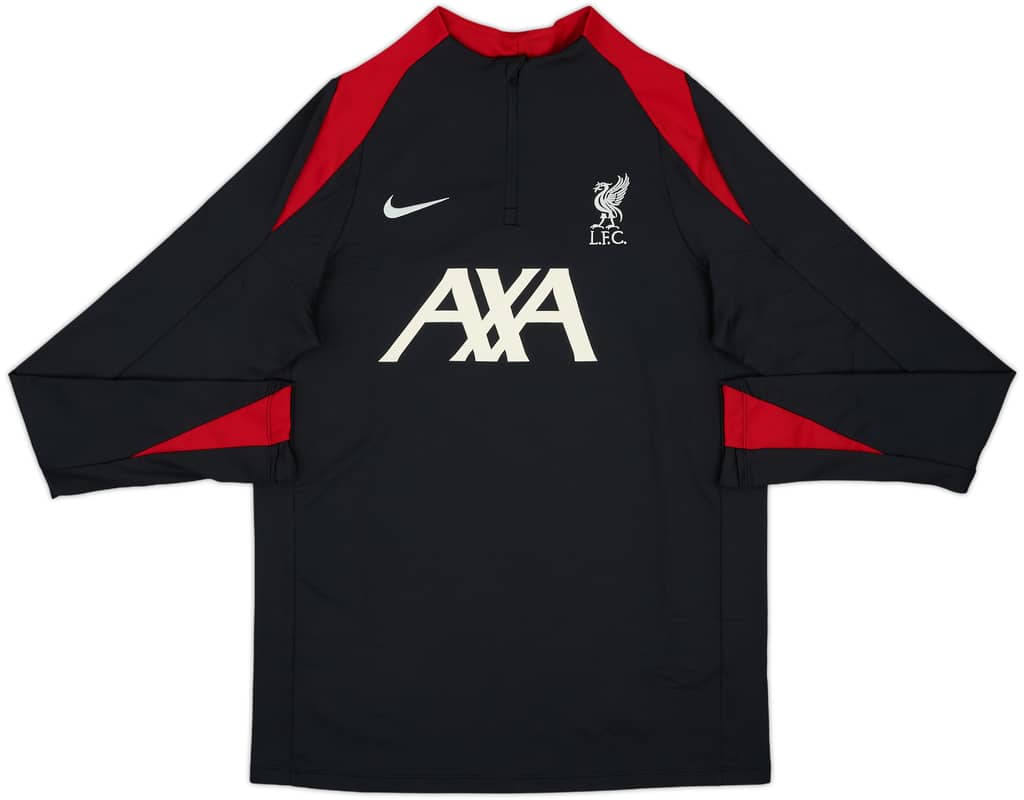2024-25 Liverpool Nike 1/4 Zip Drill Top - 9/10 - (M)