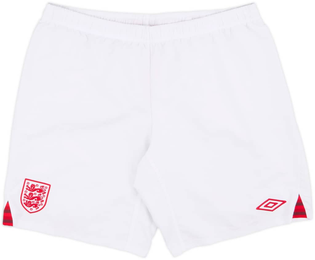 2012-13 England Home Shorts - 6/10 - (XL)