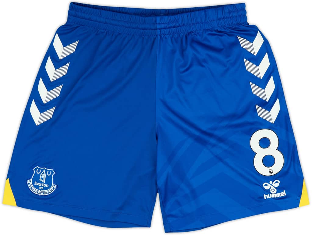 2021-22 Everton Alternative Home Shorts #8 - 9/10 - (M)
