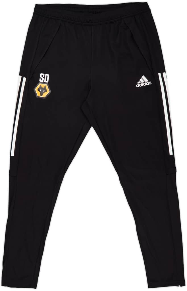 2019-20 Wolves Staff Issue adidas Track Pants/Bottoms 'SO' - 10/10 - (L)