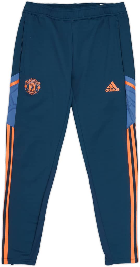 2021-22 Manchester United adidas Track Pants/Bottoms - 9/10 - (M)
