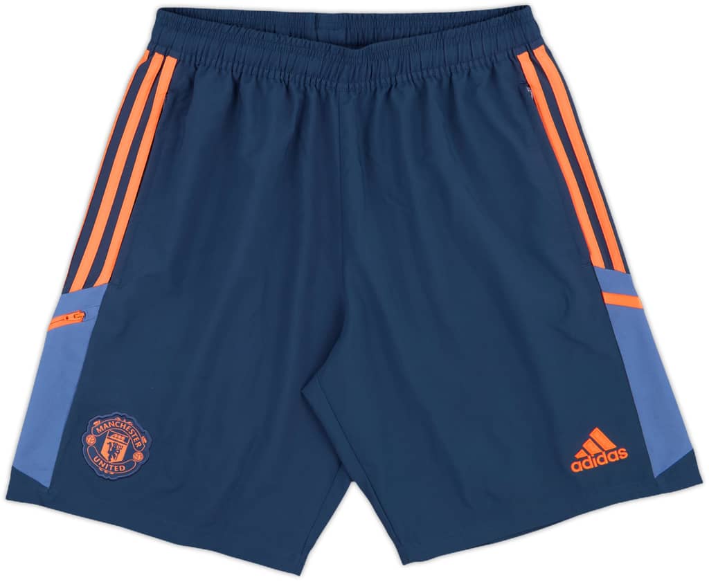 2022-23 Manchester United adidas Training Shorts - 9/10 - (M)