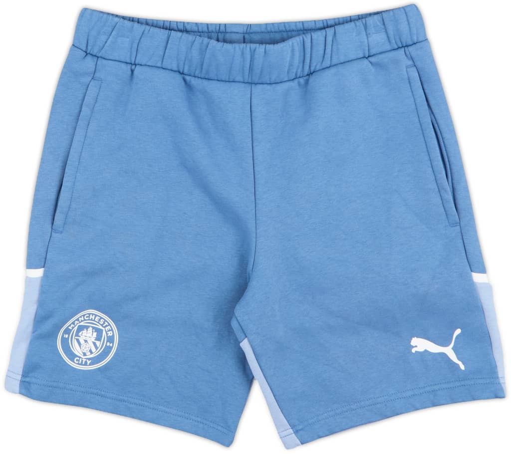 2023-24 Manchester City Puma Casuals Shorts - 8/10 - (S)