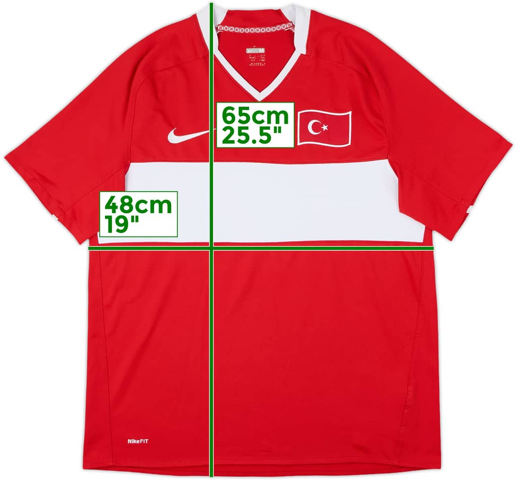 2008-10 Turkey Home Shirt - 5/10 - (M)