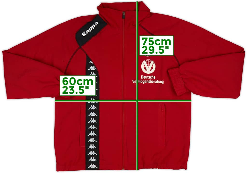 2003-04 Kaiserslautern Kappa Track Jacket - 8/10 - (L)