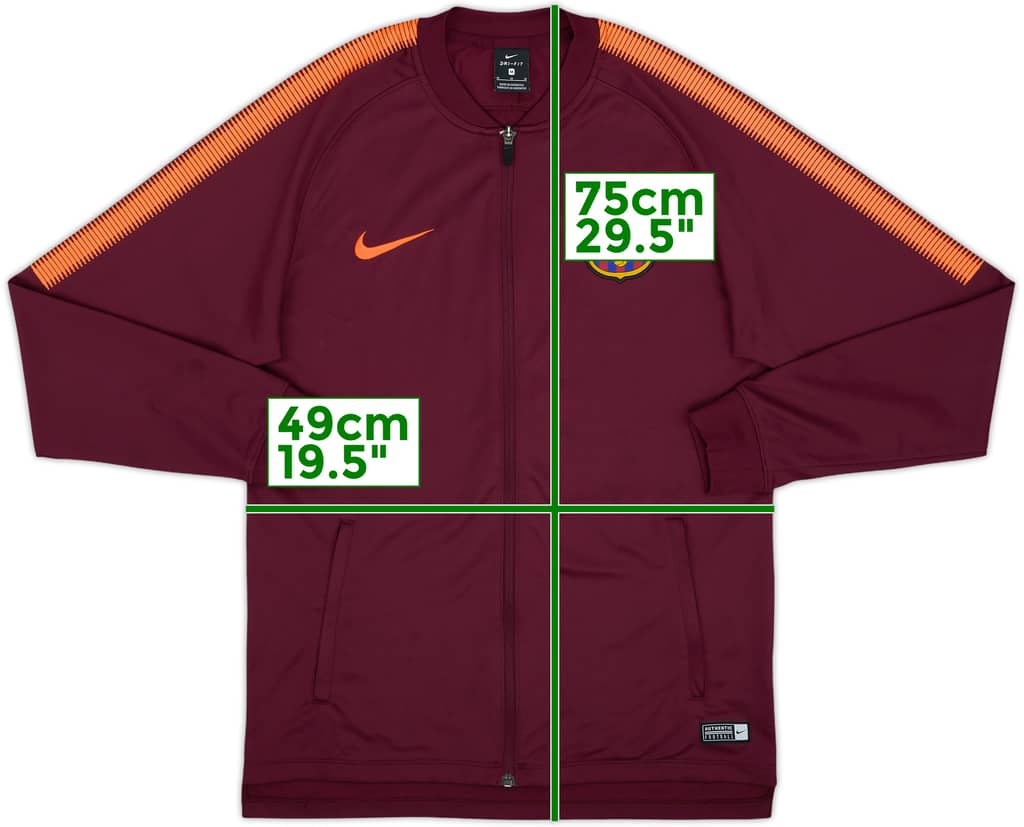 2017-18 Barcelona Nike Track Jacket - 8/10 - (M)