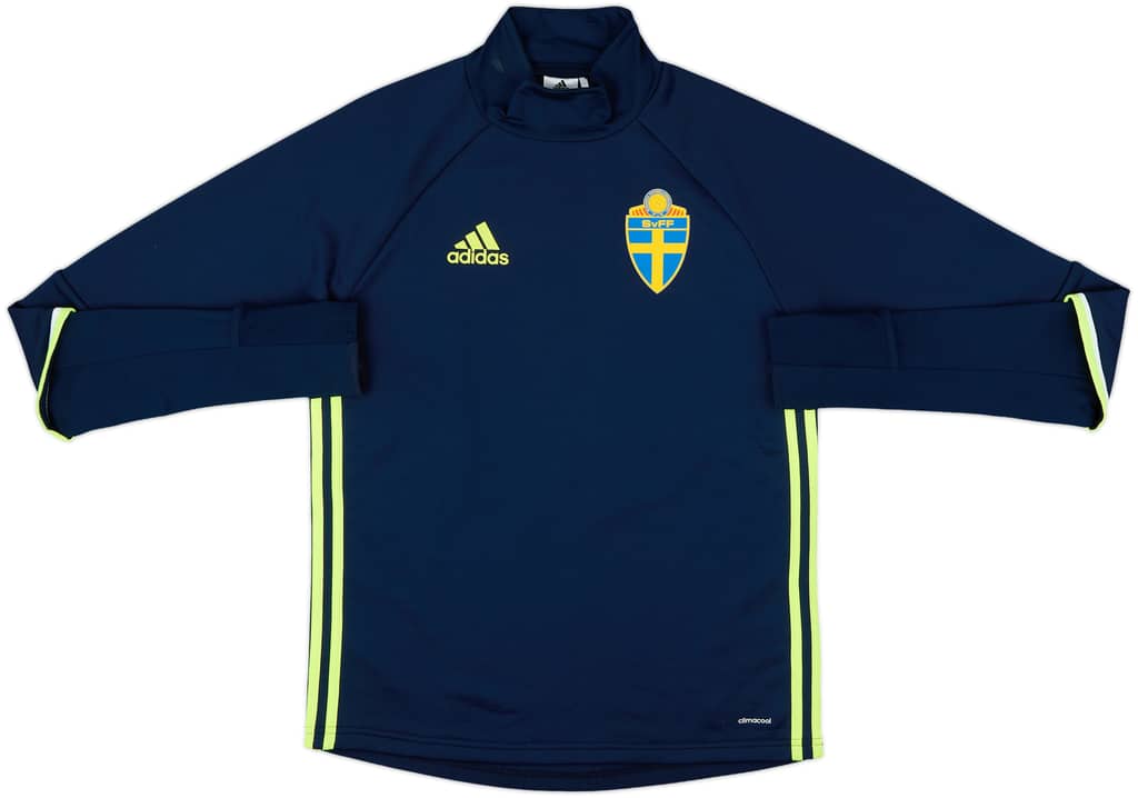 2016-18 Sweden adidas Drill Top - 8/10 - (S)