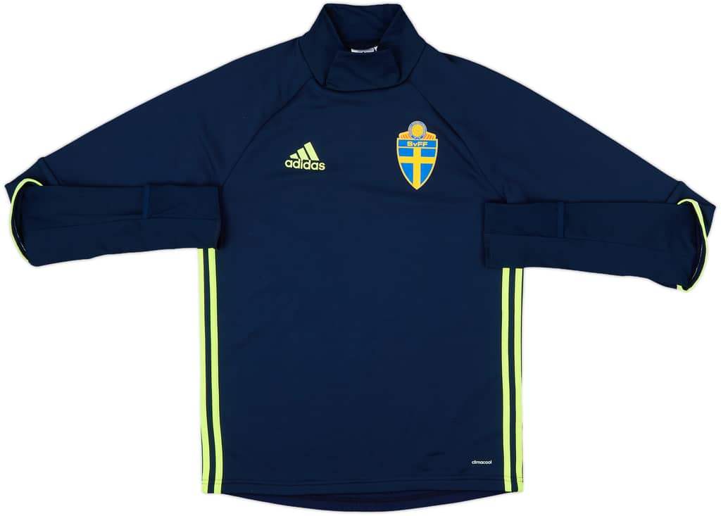 2016-18 Sweden adidas Drill Top - 9/10 - (S)