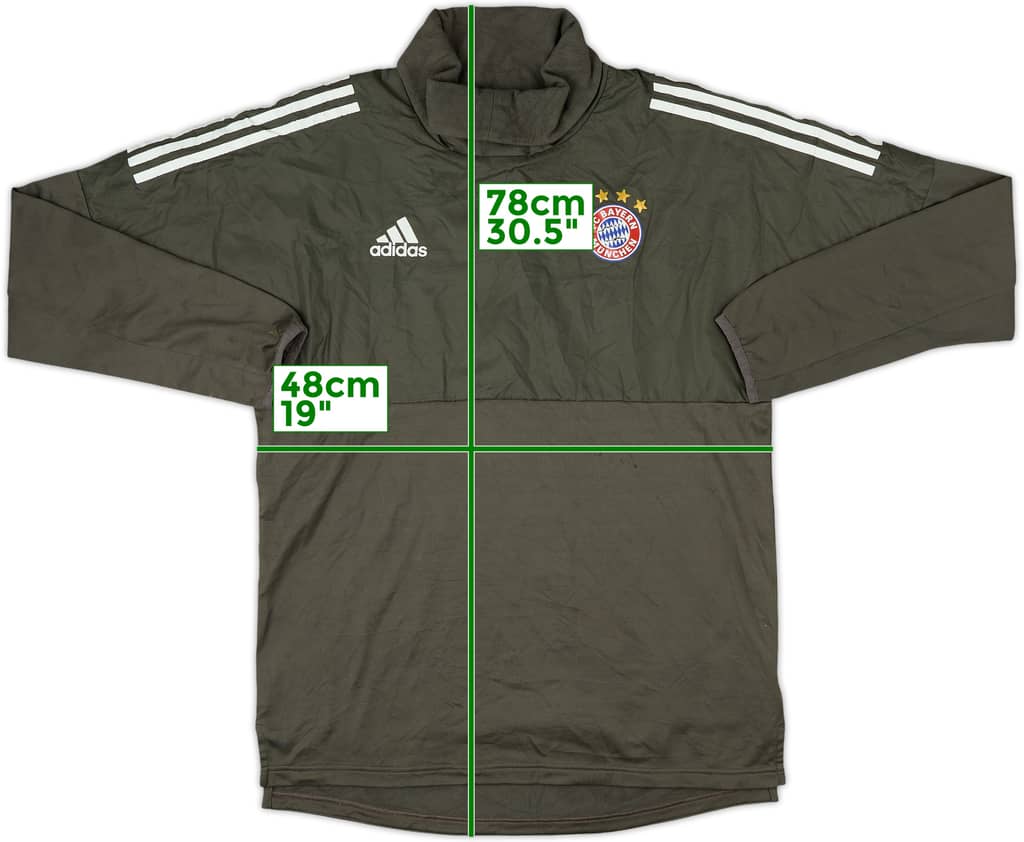 2017-18 Bayern Munich adidas CL Fleece Sweat Top - 6/10 - (M)