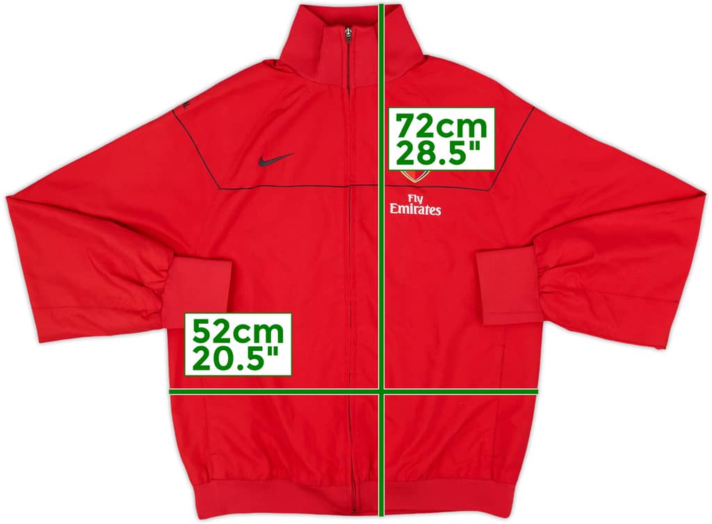 2008-09 Arsenal Nike Track Jacket - 9/10 - (M)