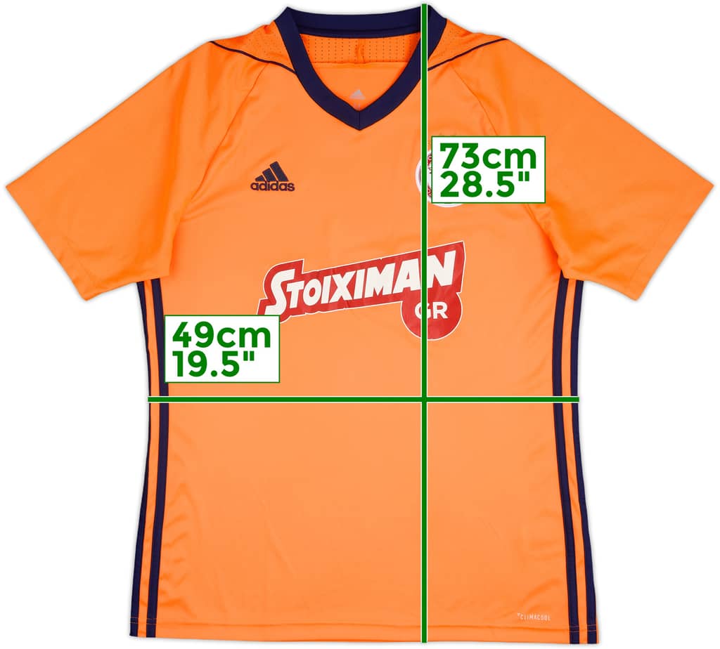 2017-18 Olympiakos Away Shirt - 7/10 - (M)
