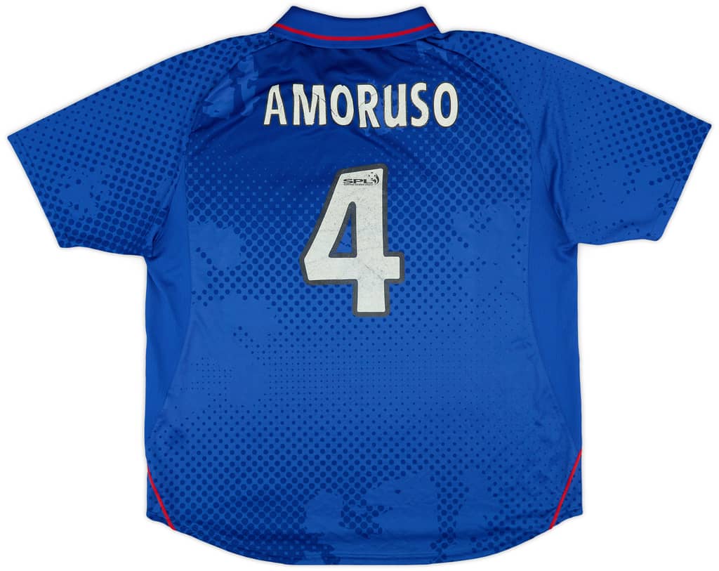 2002-03 Rangers Home Shirt Amoruso #4 - 5/10 - (XXL)