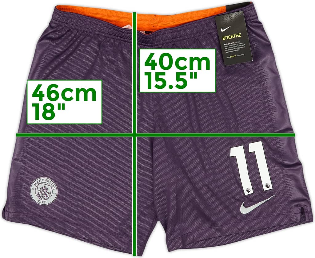 2018-19 Manchester City Third Shorts #11 (M)