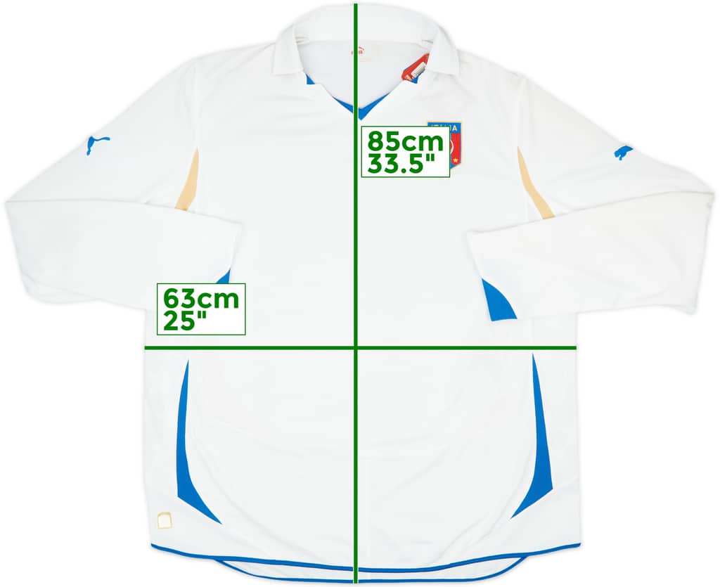 2010-12 Italy Away L/S Shirt (XXL)