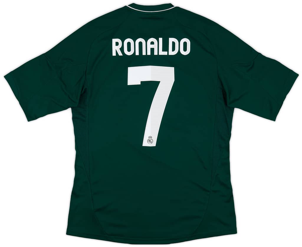 2012-13 Real Madrid CL Third Shirt Ronaldo #7 (S)