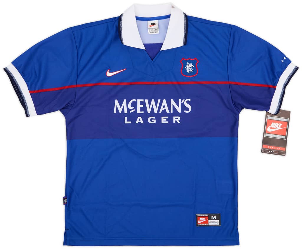 1997-99 Rangers Home Shirt Gascoigne #8 (M)