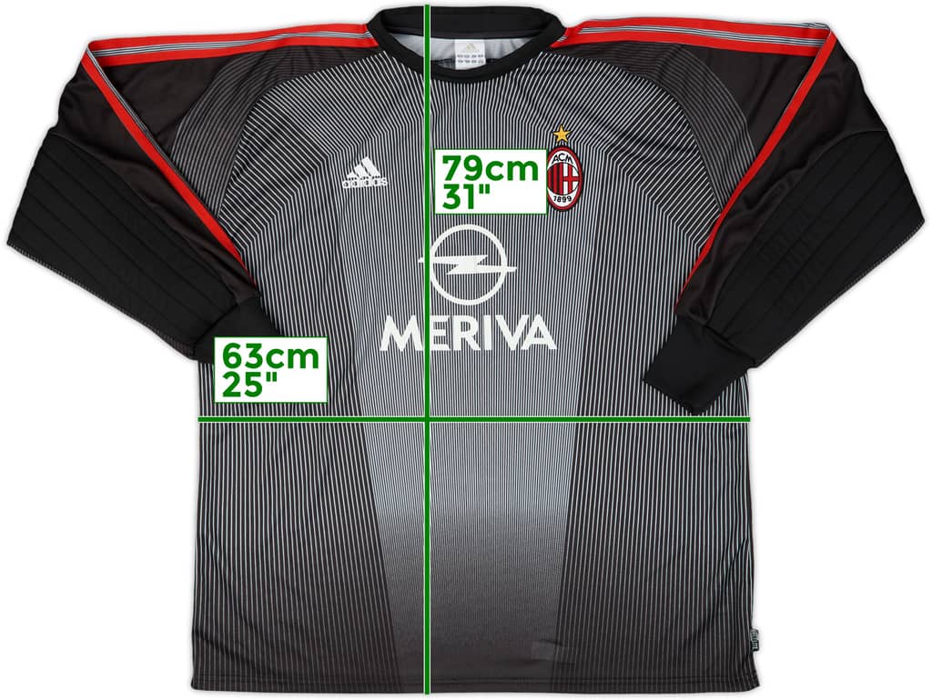 2003-04 AC Milan GK Shirt - 7/10 - (XL)