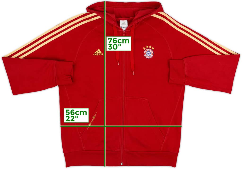 2011-12 Bayern Munich adidas Hooded Track Top - 7/10 - (L)