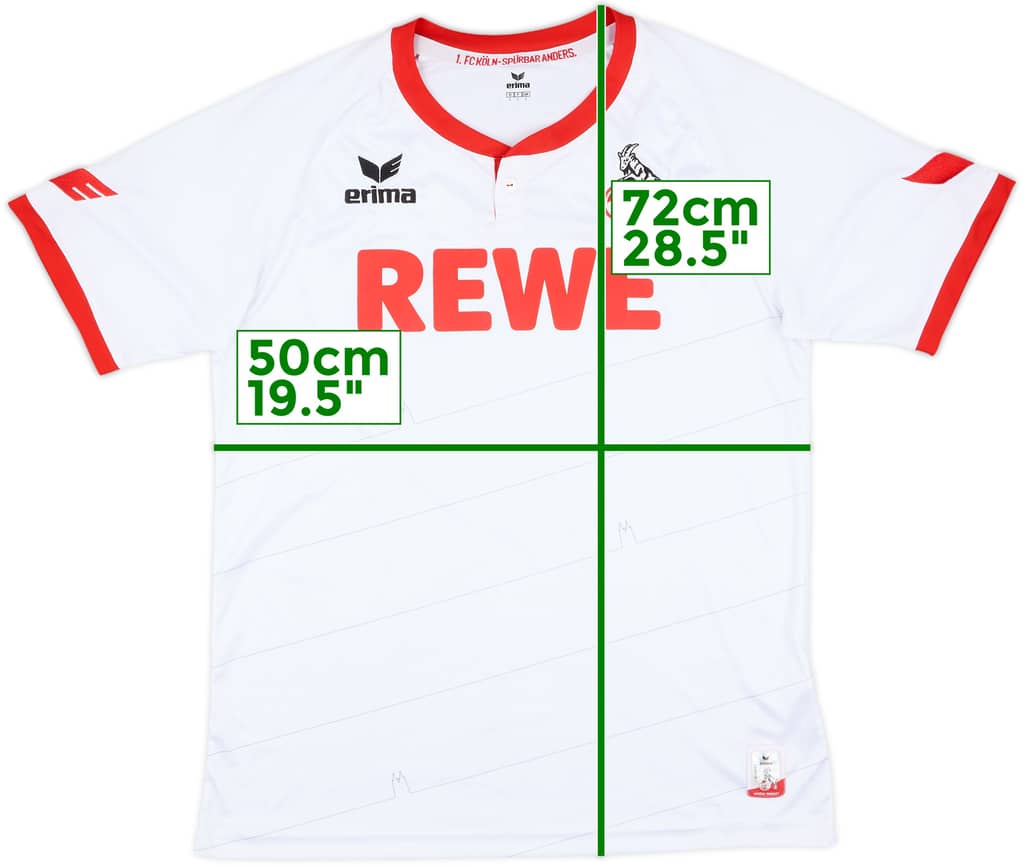 2015-16 FC Koln Home Shirt - 7/10 - (L)