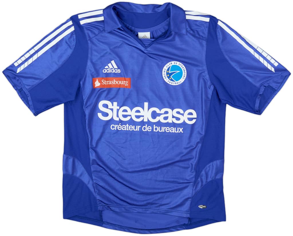 2005-06 Strasbourg Home Shirt - 9/10 - (L.Boys)