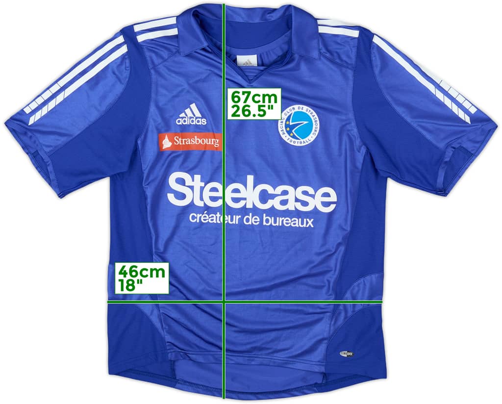 2005-06 Strasbourg Home Shirt - 9/10 - (L.Boys)