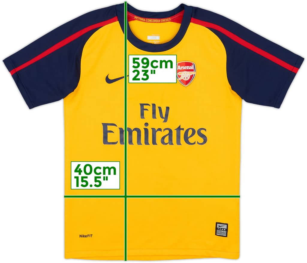 2008-09 Arsenal Away Shirt - 7/10 - (S.Boys)