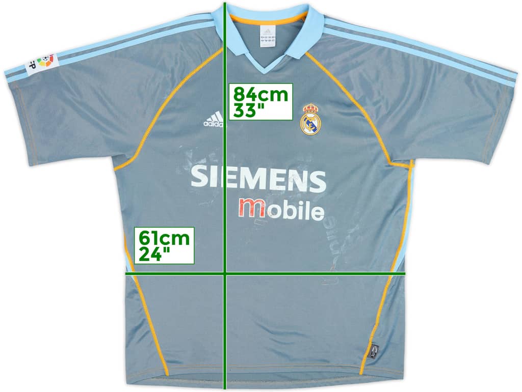 2003-04 Real Madrid Third Shirt - 4/10 - (XL)