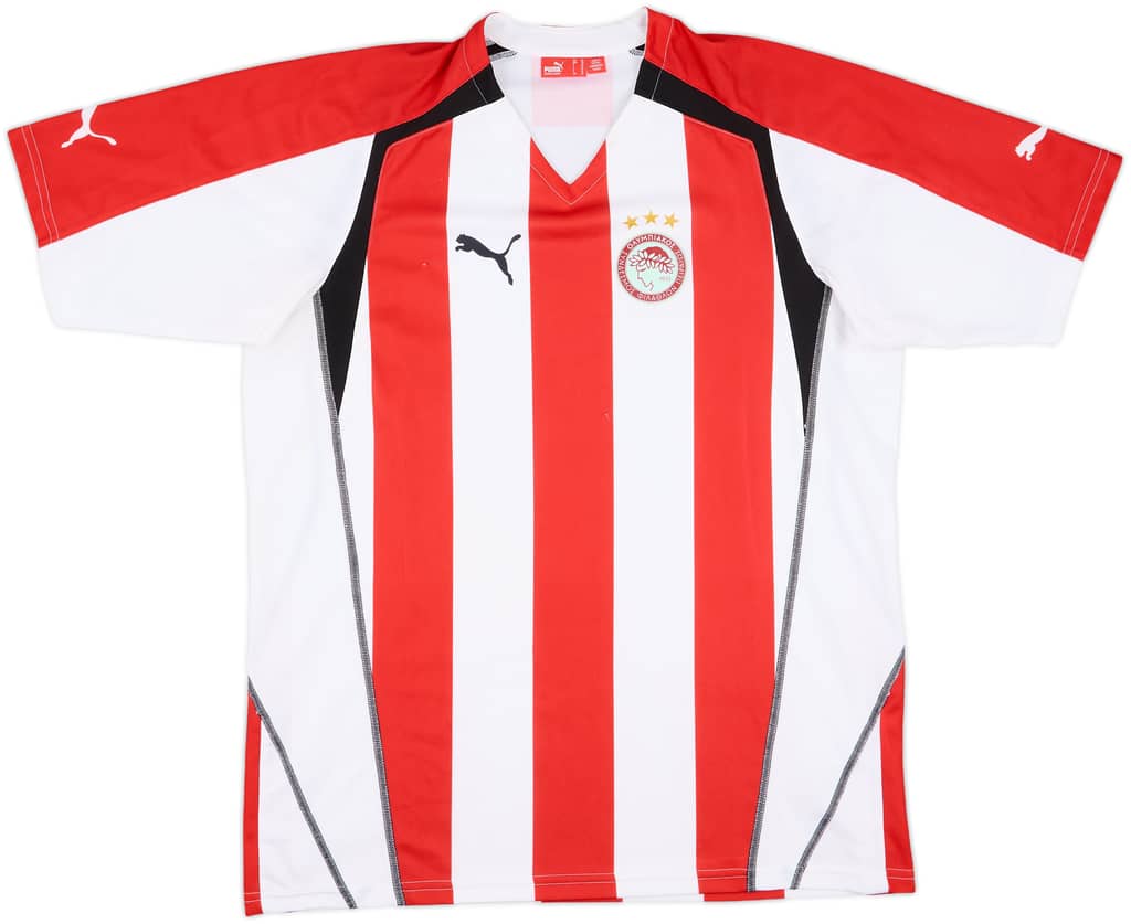 2005-06 Olympiakos Home Shirt - 5/10 - (XL)