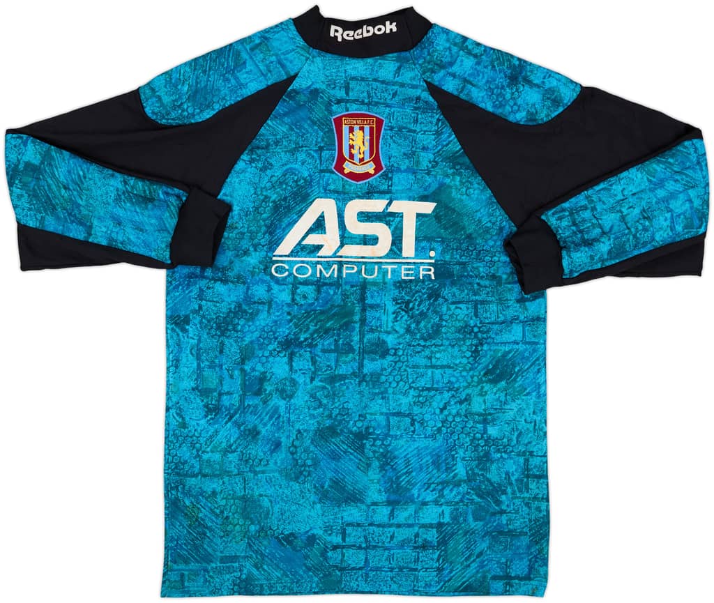 1995-96 Aston Villa GK Shirt - 8/10 - (S)