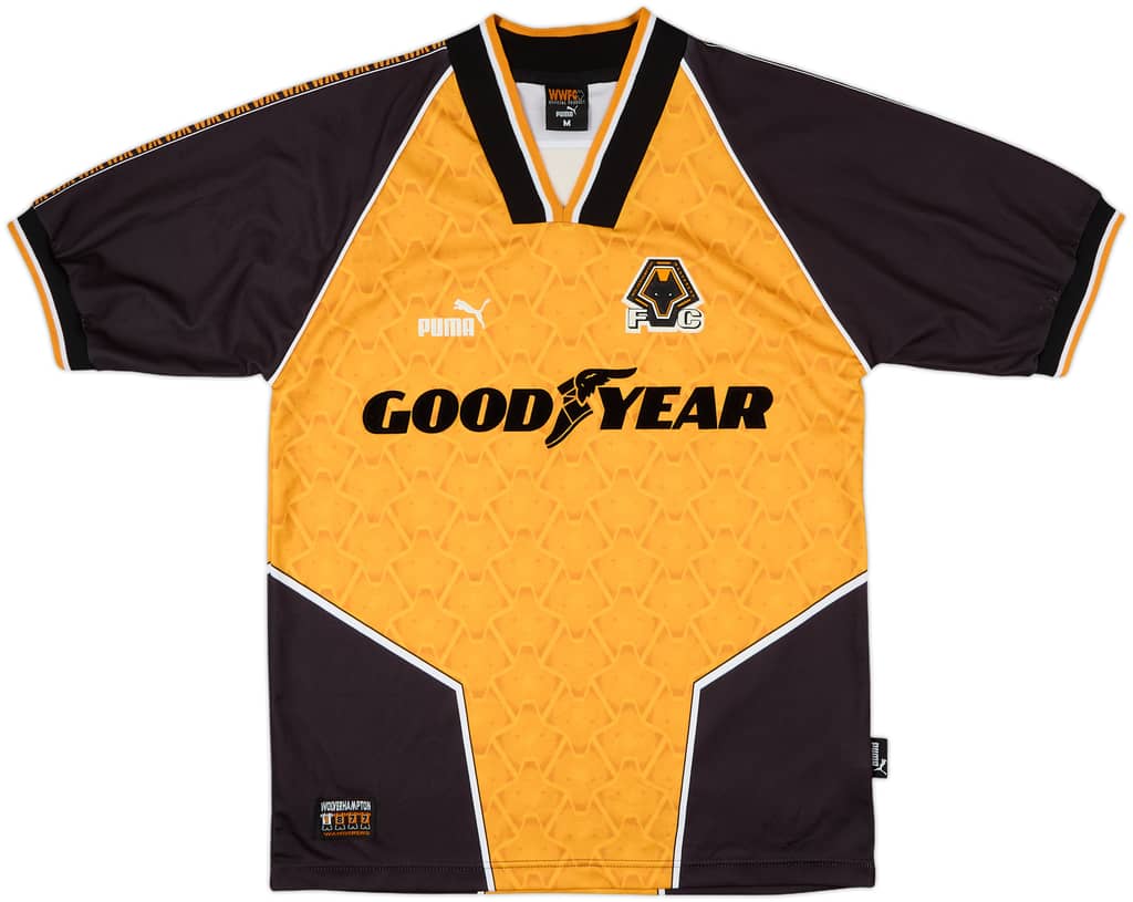 1996-98 Wolves Home Shirt - 8/10 - (M)