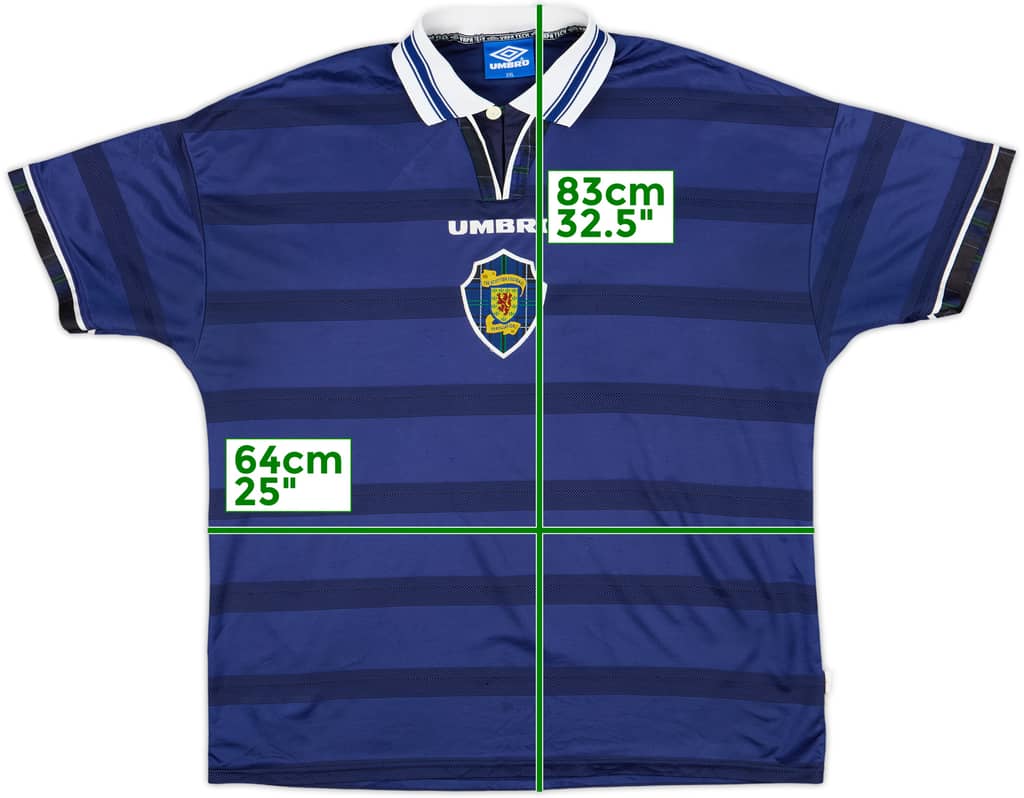 1998-00 Scotland Home Shirt - 9/10 - (XXL)
