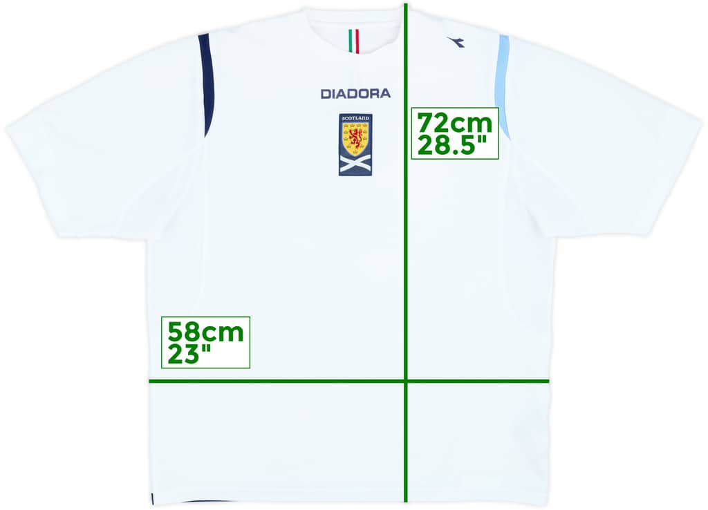 2005-06 Scotland Diadora Training Shirt - 6/10 - (XL)