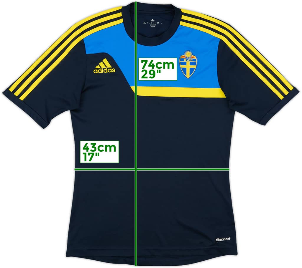 2013-14 Sweden adidas Training Shirt - 10/10 - (S)