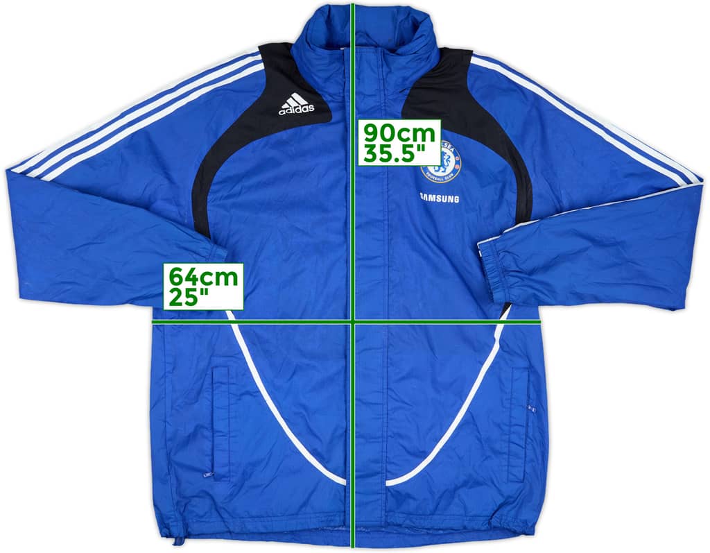 2008-09 Chelsea adidas Hooded Rain Jacket - 5/10 - (XL)