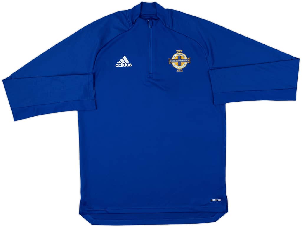 2019-20 Northern Ireland adidas 1/4 Zip Drill Top - 10/10 - (M)