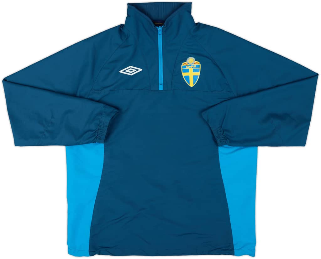 2010-12 Sweden 1/4 Zip Umbro Drill Top - 8/10 - (S)