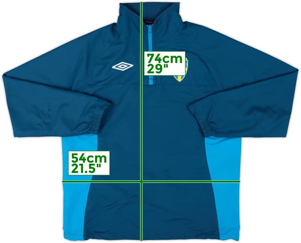 2010-12 Sweden 1/4 Zip Umbro Drill Top - 8/10 - (S)