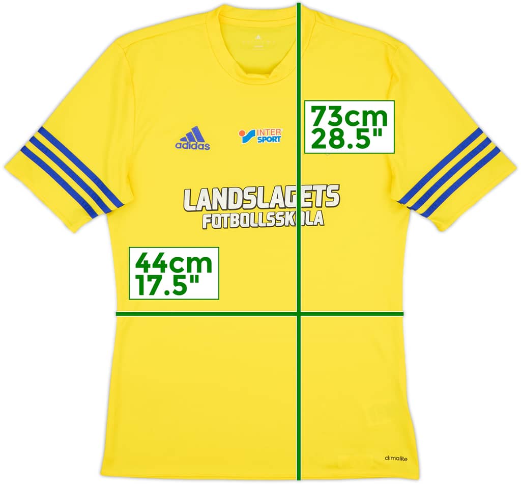 2014-15 Sweden adidas Training Shirt - 9/10 - (S)