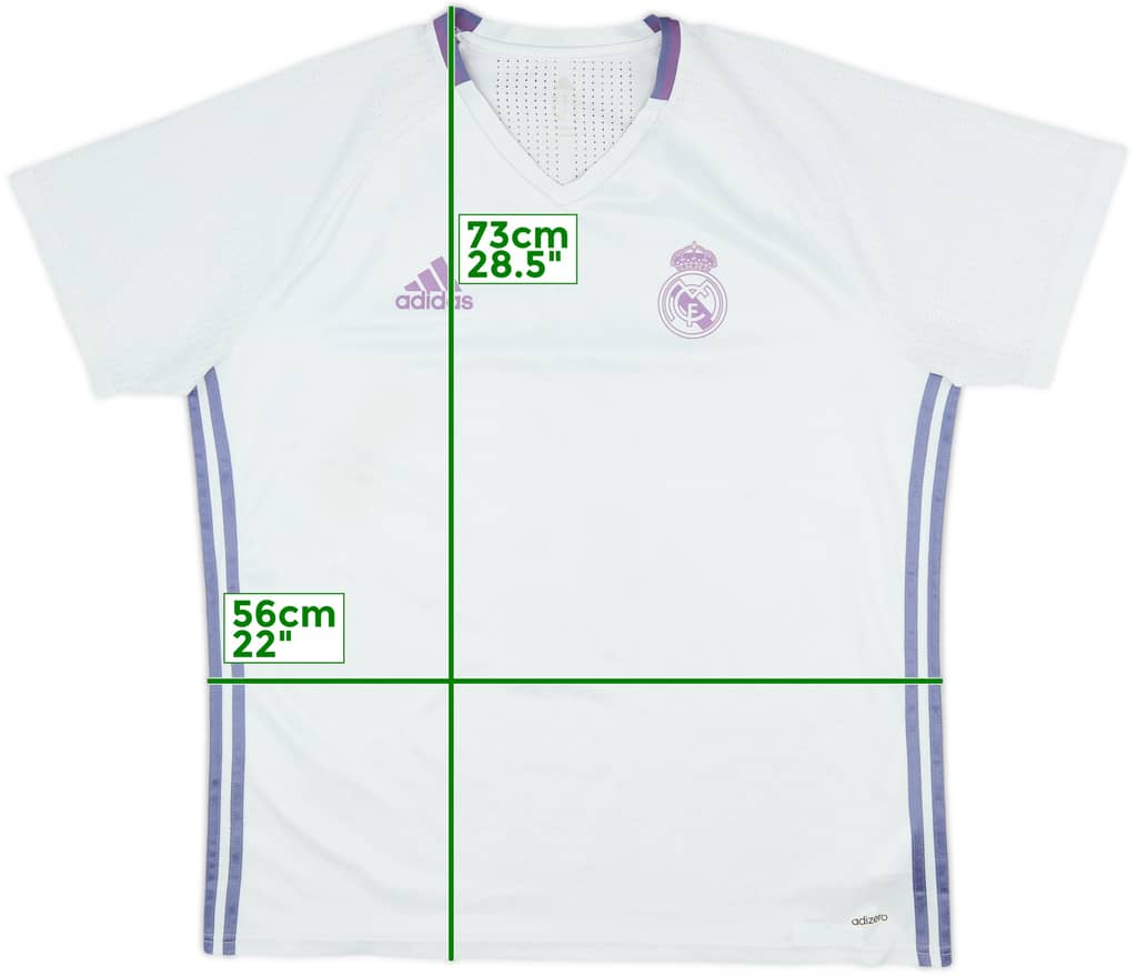 2016-17 Real Madrid adidas Training Shirt - 7/10 - (XL)