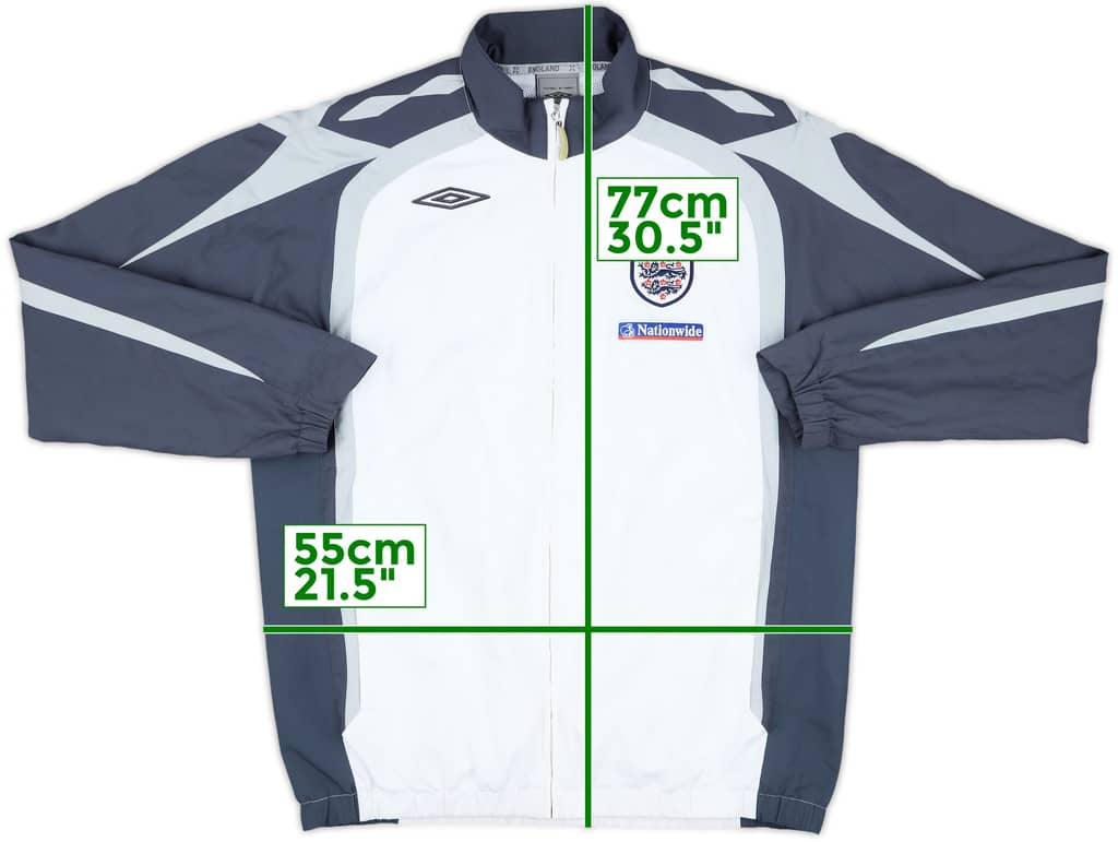 2007-09 England Umbro Track Jacket - 8/10 - (L)
