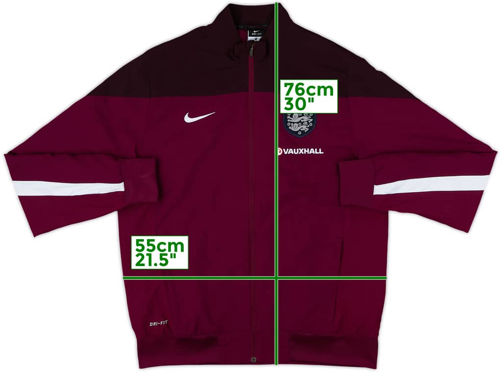 2014-15 England Nike Track Jacket - 9/10 - (M)