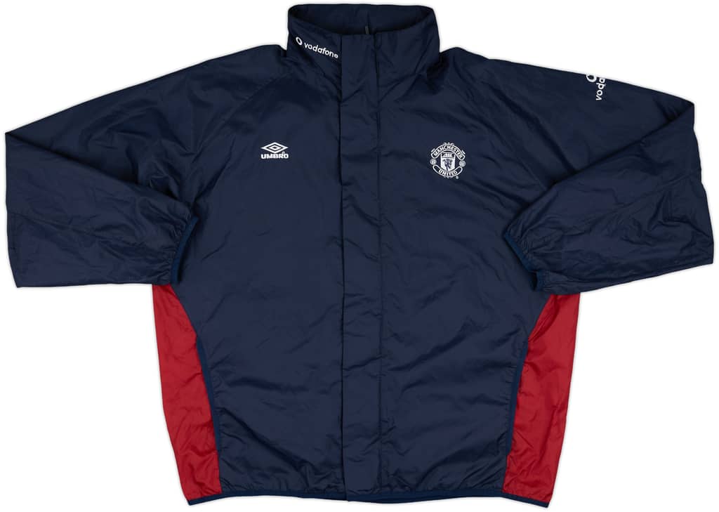 2000-01 Manchester United Umbro Hooded Rain Jacket - 8/10 - (XL)