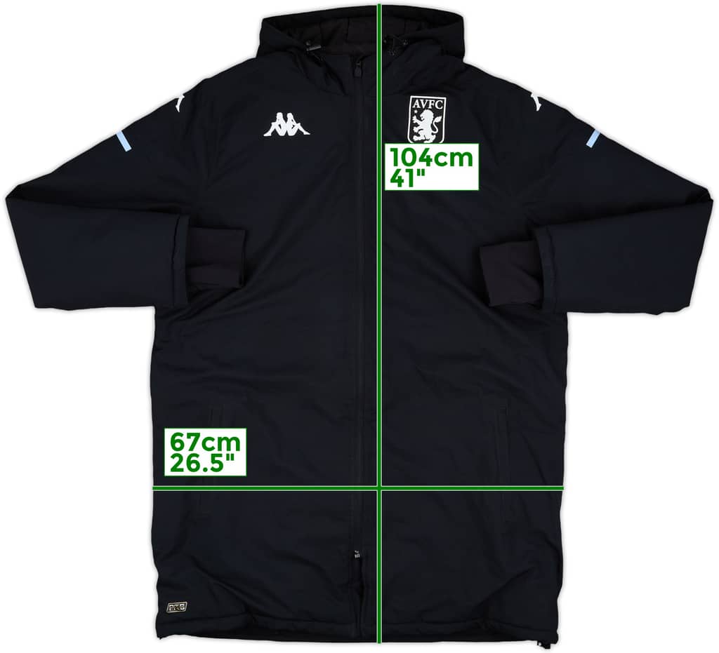 2020-21 Aston Villa Kappa Padded Bench Coat - 8/10 - (XXL)
