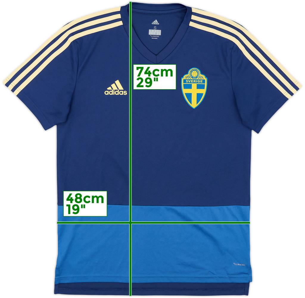 2017-18 Sweden adidas Training Shirt - 10/10 - (S)