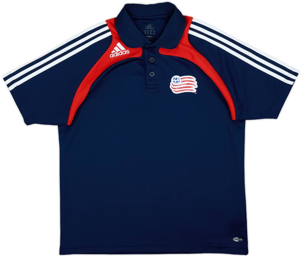 2008-09 New England Revolution adidas Polo Shirt - 9/10 - (M)